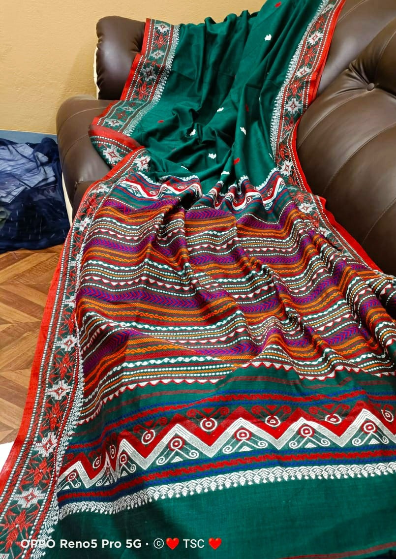 Inside Out - A Beautiful Mercerized Cotton Saree
