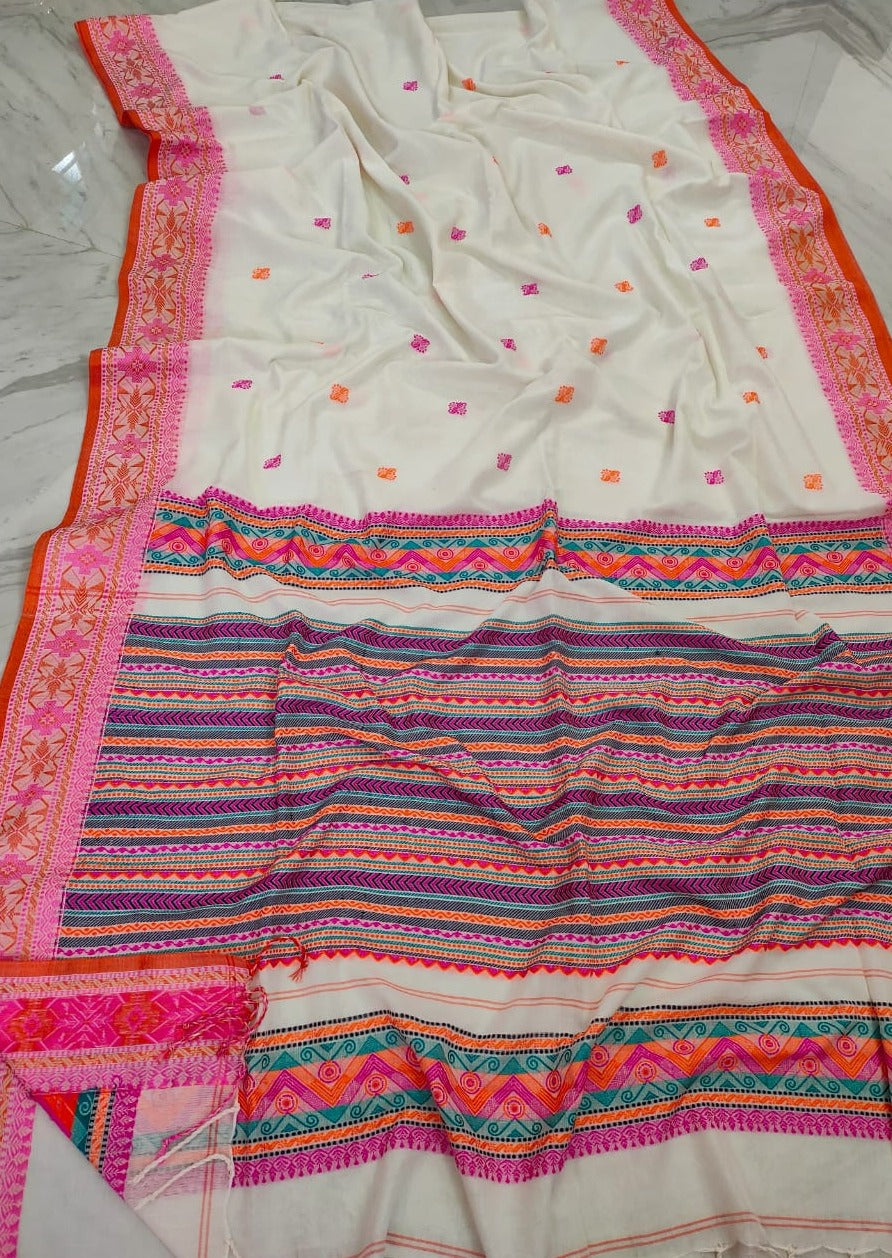 Inside Out - A Beautiful Mercerized Cotton Saree