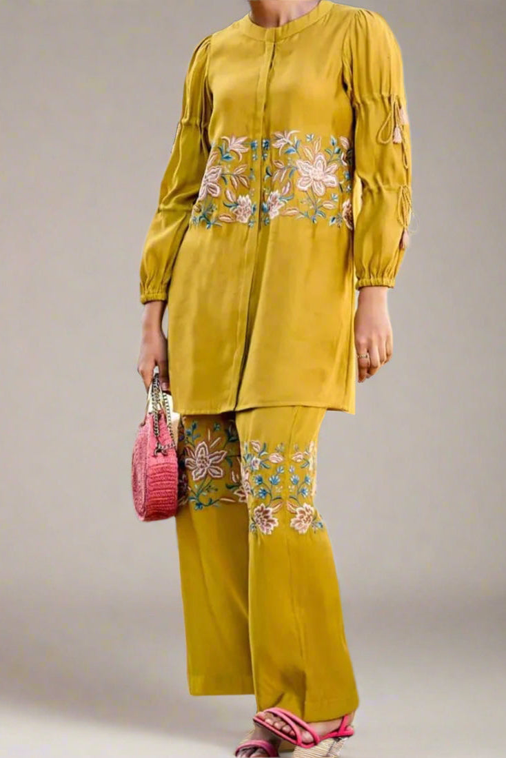 Balloon sleeves Co-Ord Set