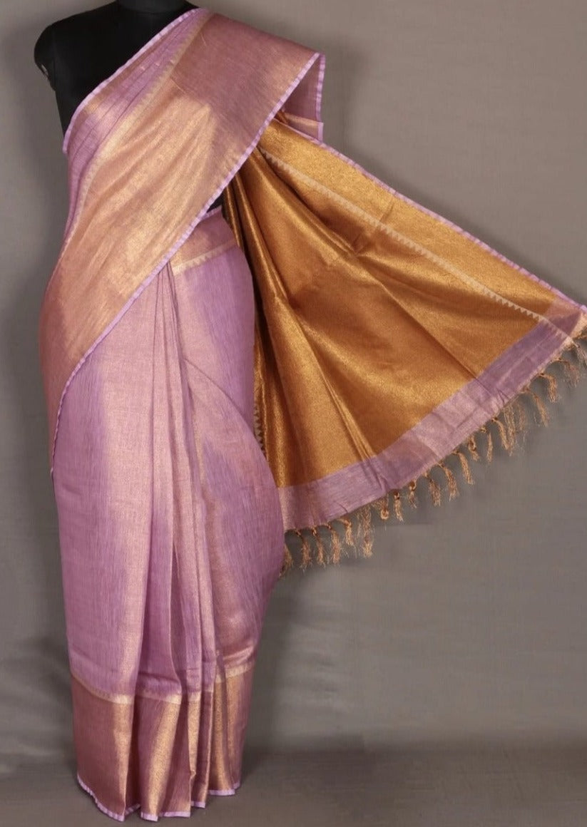 Manohari (Pure Tissue Linen Saree)