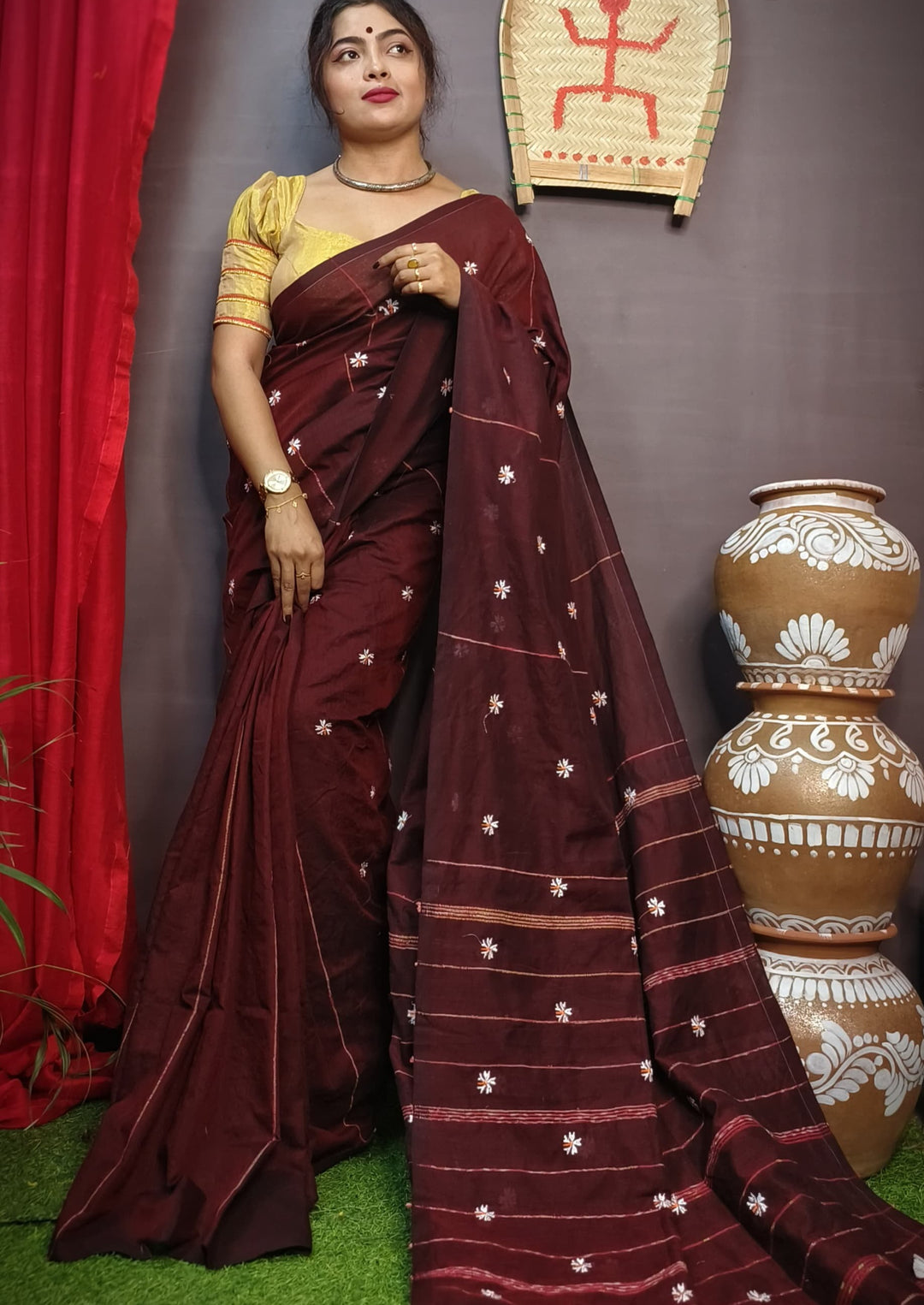 Sanchayita- Bengal khadi Saree