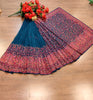Famous In Embroidery- Designer Georgette Saree(Blue)