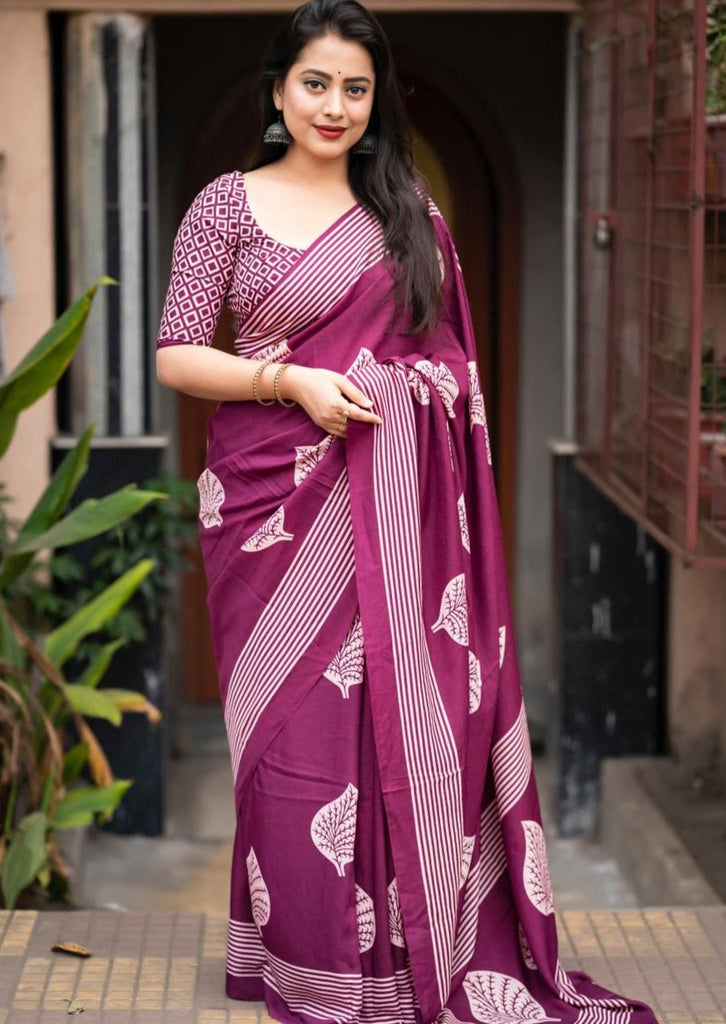 Bindu-Women's Choice Cotton Saree
