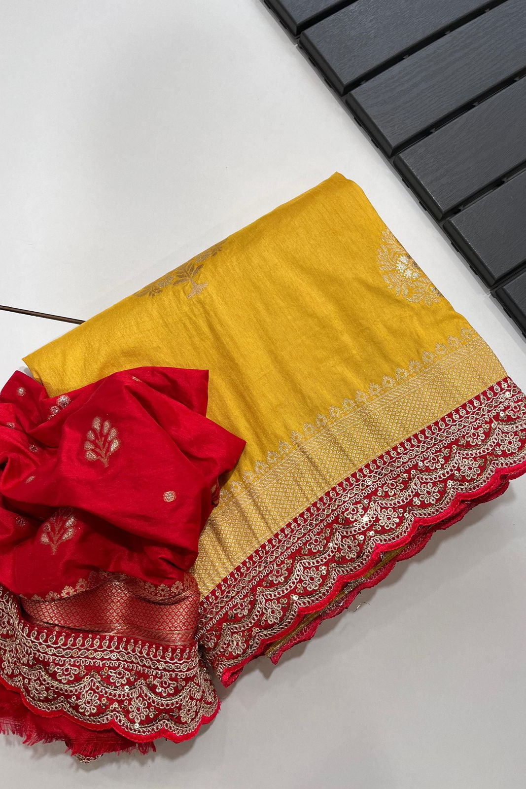 Go With  Banarasi Saree