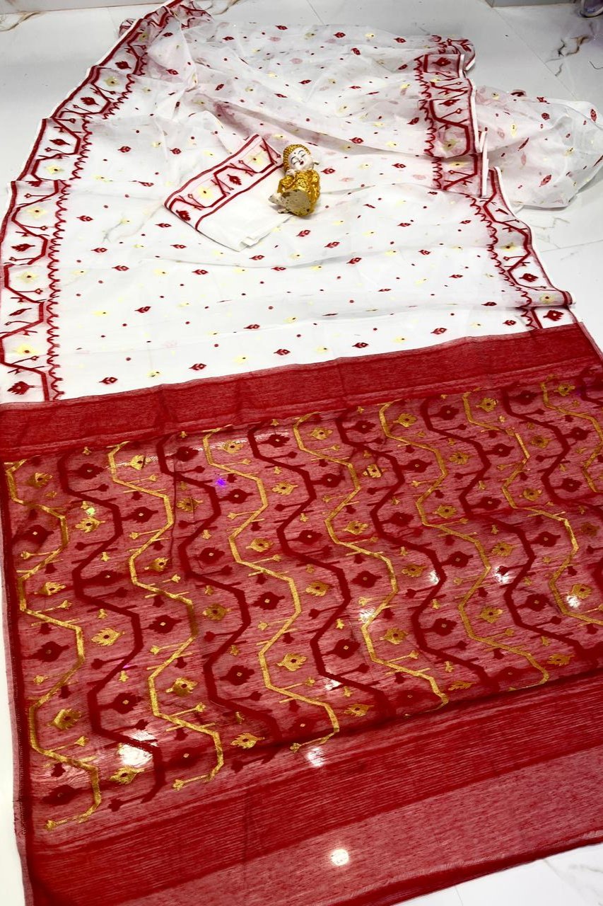 Kangana Dhakai Jamdani Saree