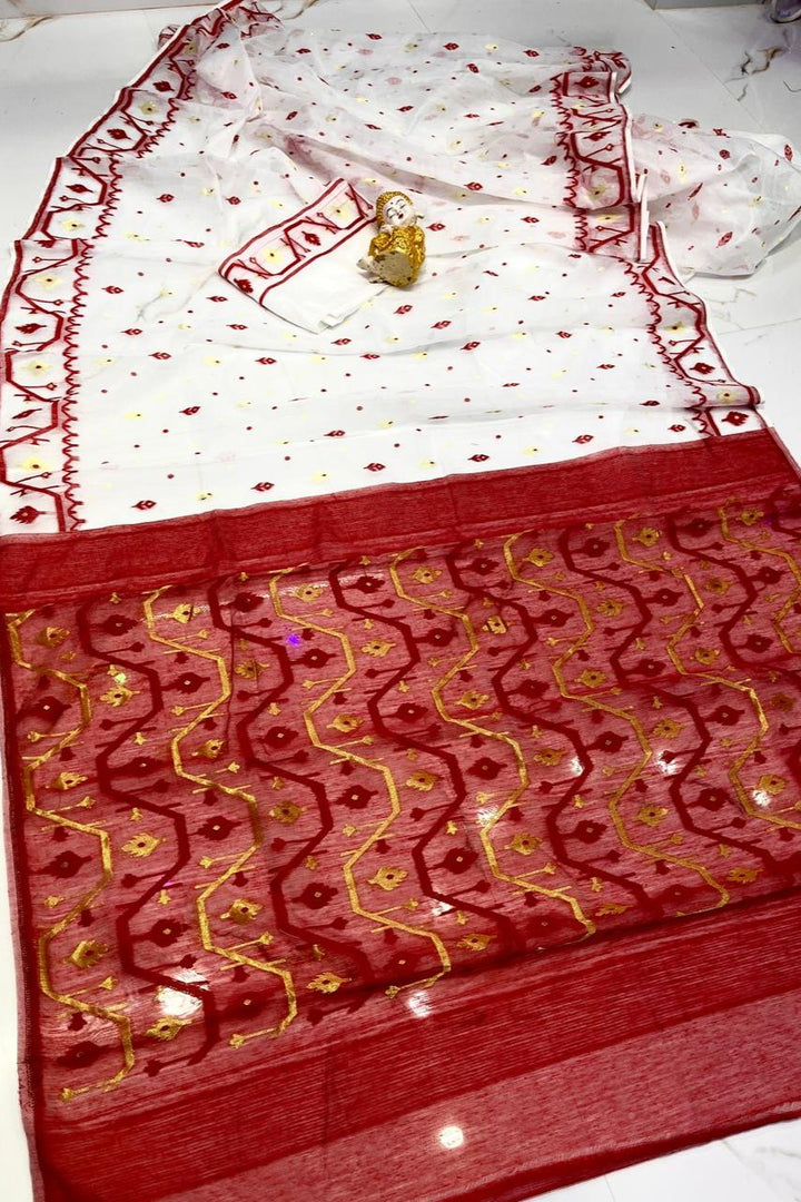 Kangana Dhakai Jamdani Saree