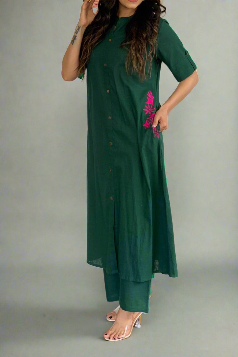 little Girl Cotton Kurti Set