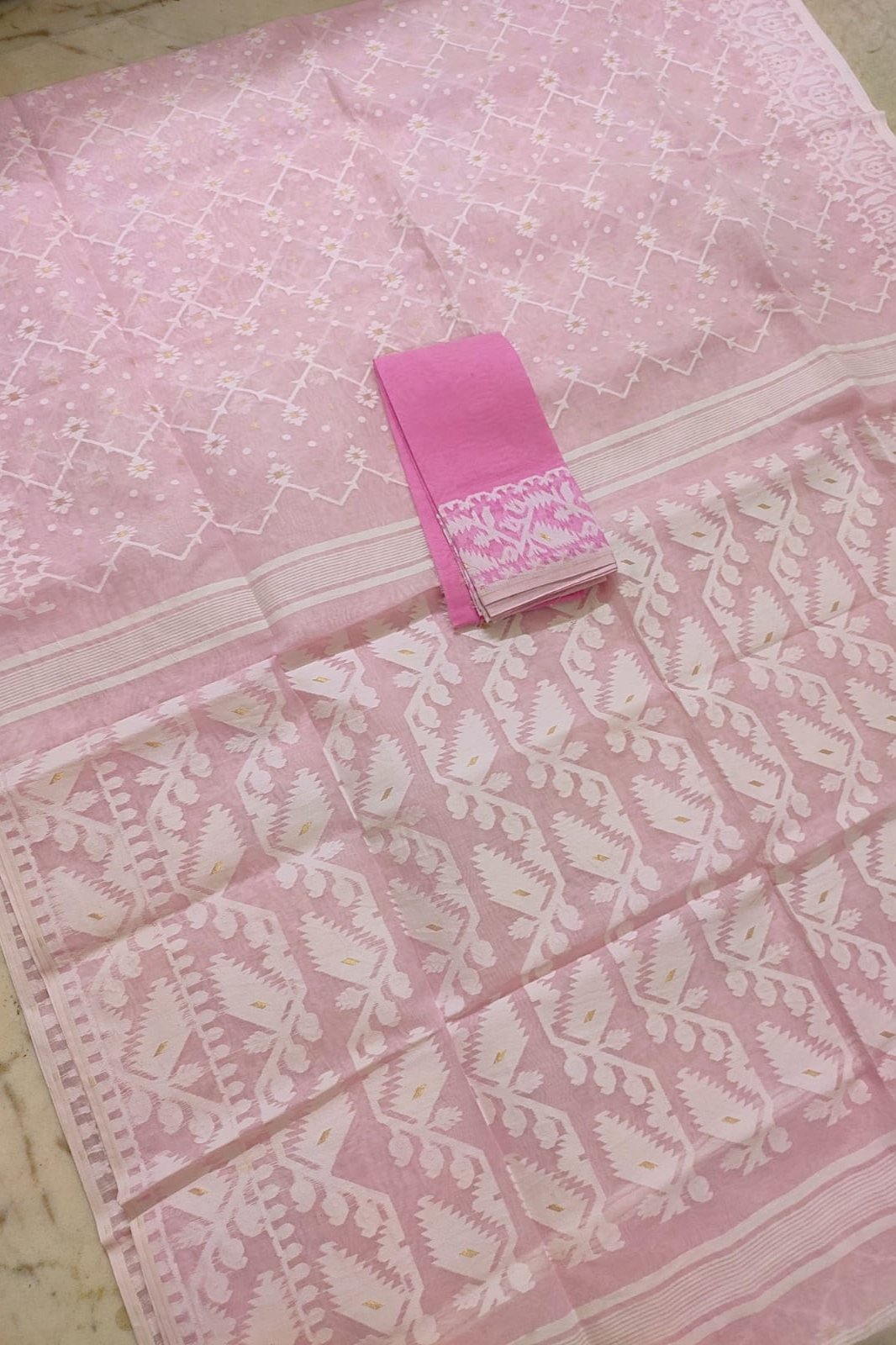 BishnuPriya Dhakai Jamdani Saree