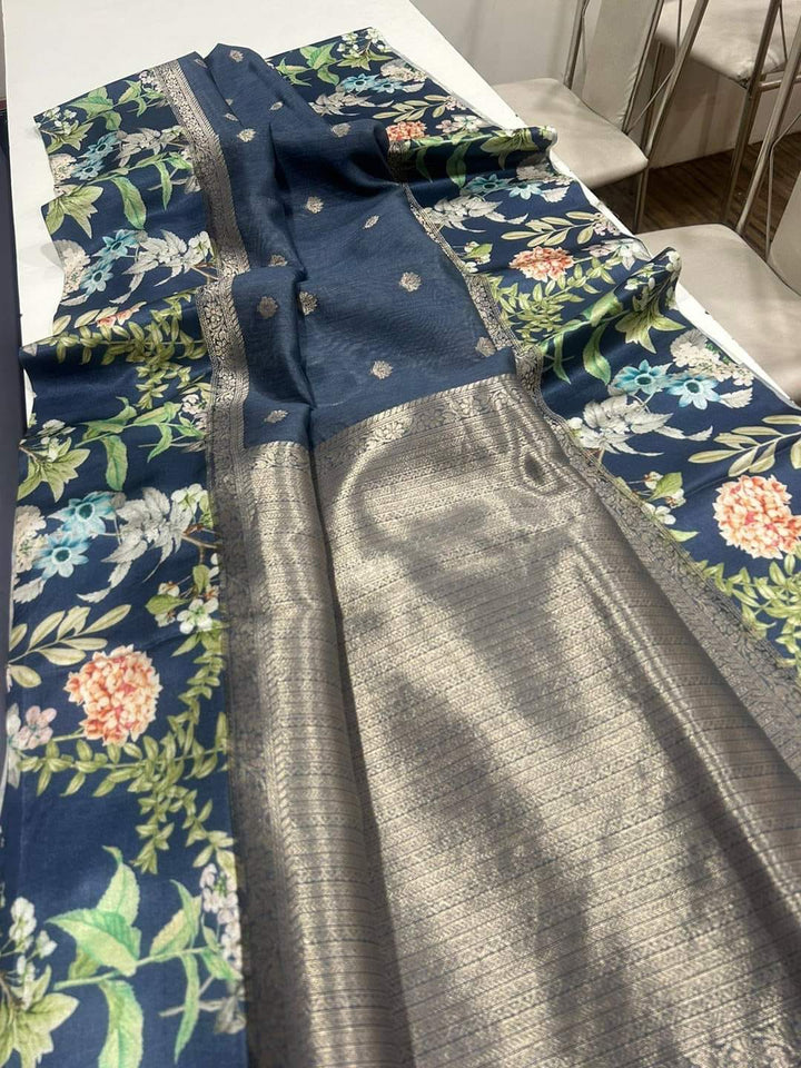 Yuyake Kanjivaram Silk Saree