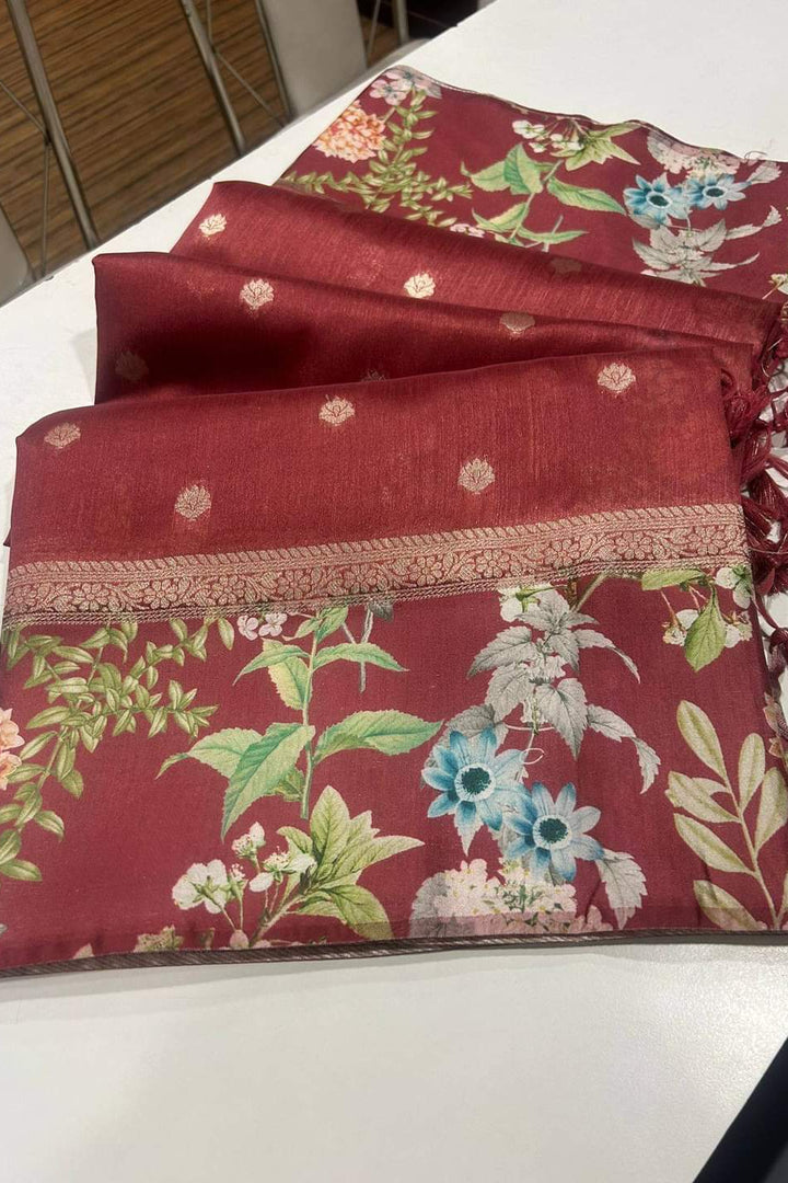 Yuyake Kanjivaram Silk Saree