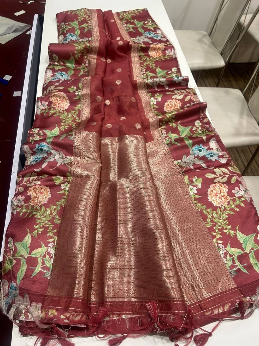Yuyake Kanjivaram Silk Saree