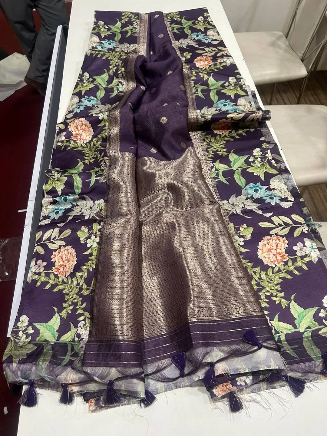 Yuyake Kanjivaram Silk Saree