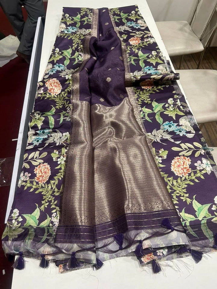 Yuyake Kanjivaram Silk Saree