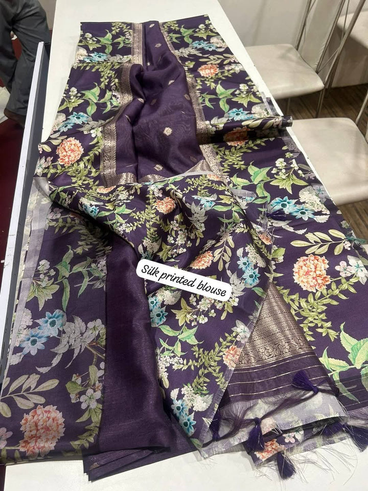 Yuyake Kanjivaram Silk Saree