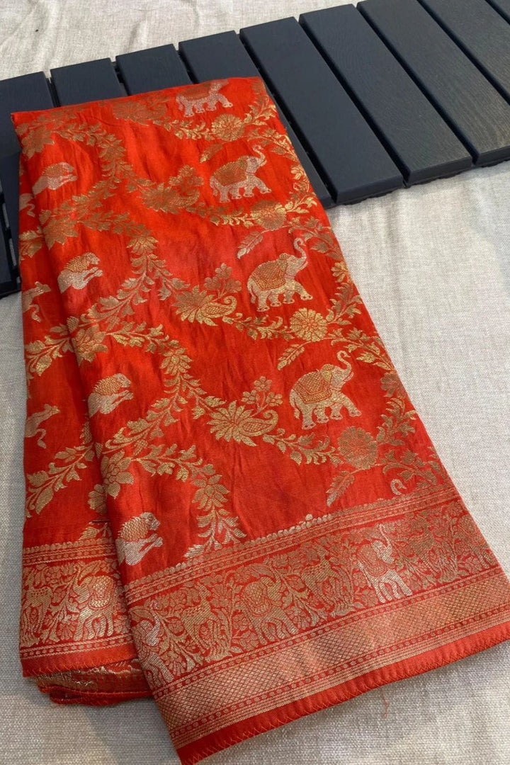 Bright Blend Fancy Silk Saree