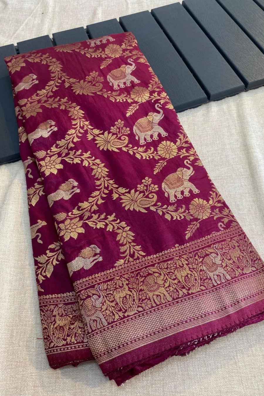 Bright Blend Fancy Silk Saree