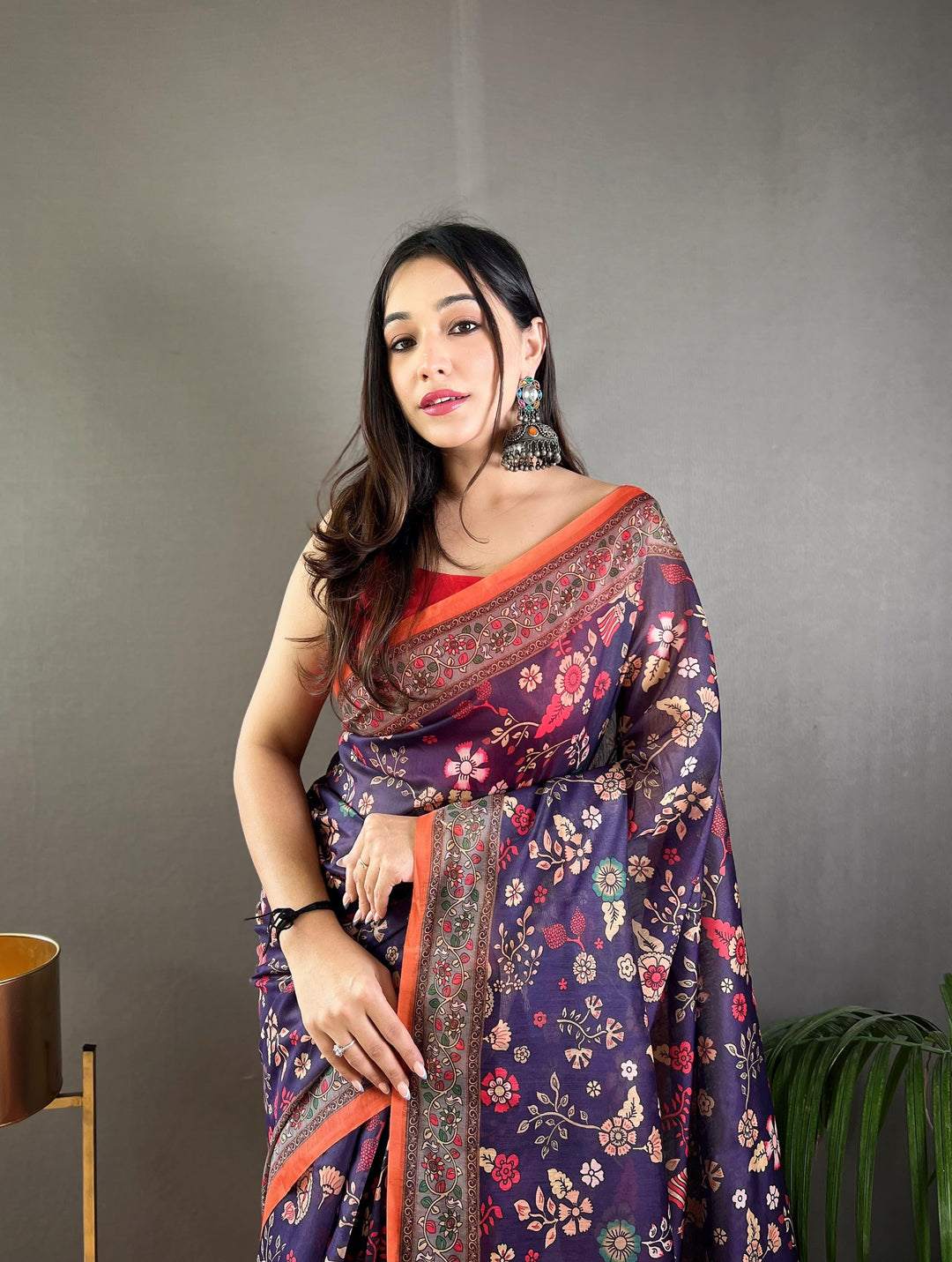 Art Meets Fabric Kalamkari Cotton Saree