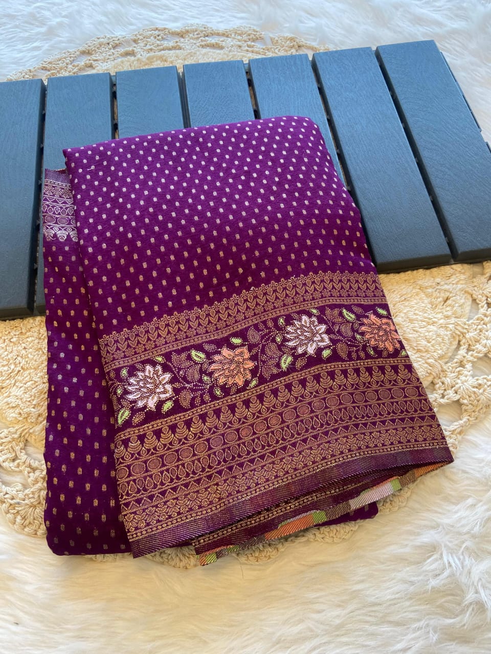 The art of living Khaddi Crepe Silk