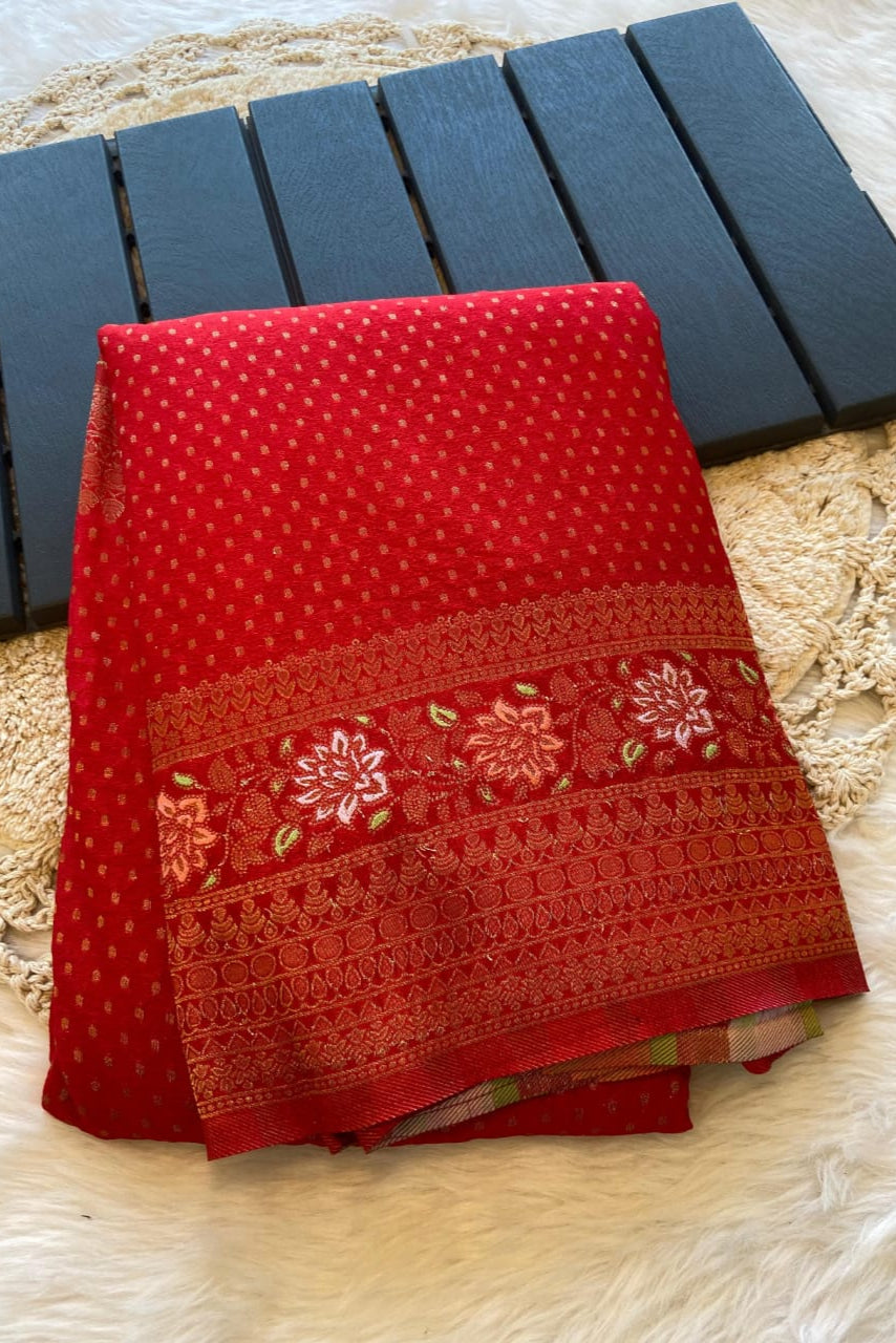 The art of living Khaddi Crepe Silk