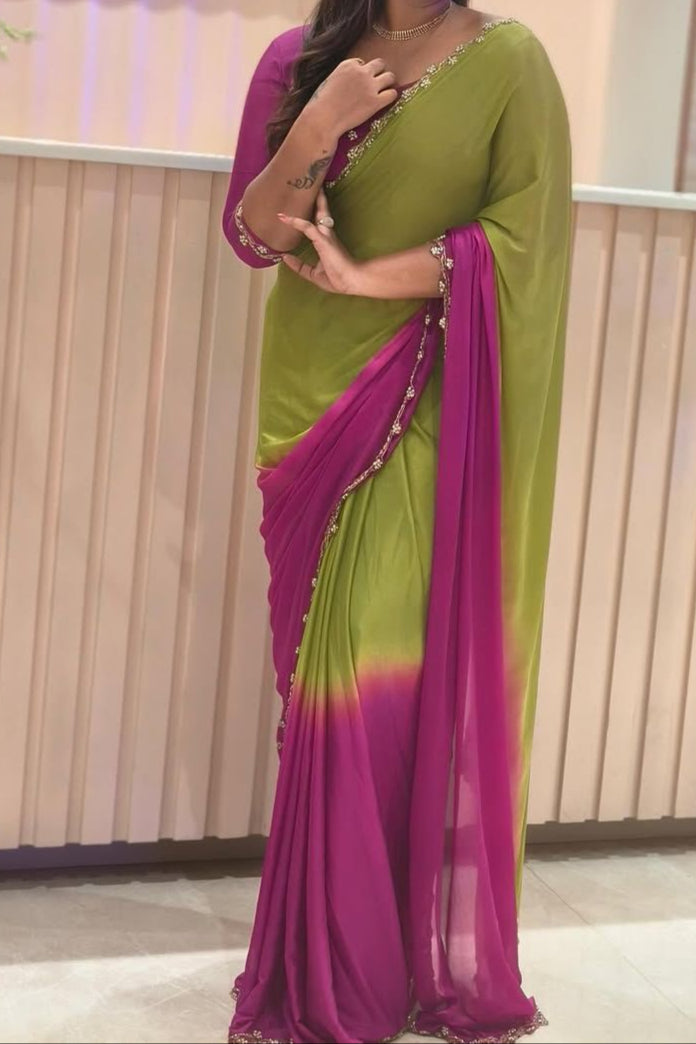 Creativity Thrives Chinnon Silk Saree