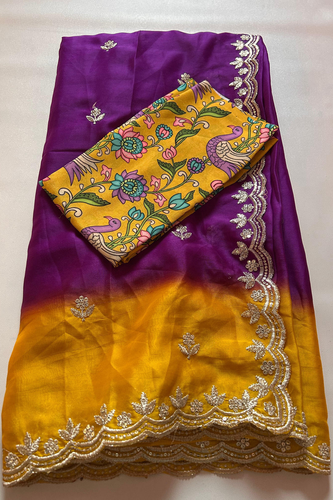 Quest For Perfection Chinnon Silk Saree