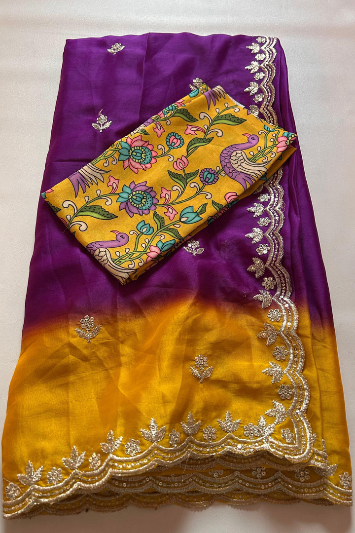 Quest For Perfection Chinnon Silk Saree