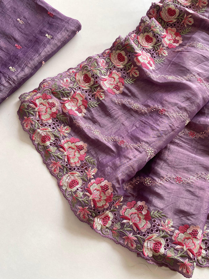 Watermelon Sugar Crush Silk Saree