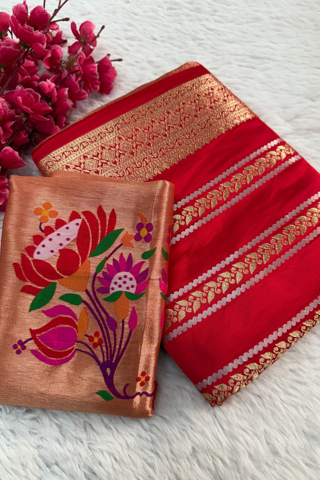 Stay Forever Banarasi Satin Silk Saree