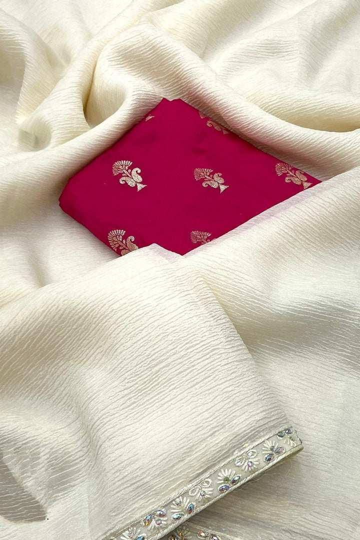 Beginning Of Forever Crush Silk Saree