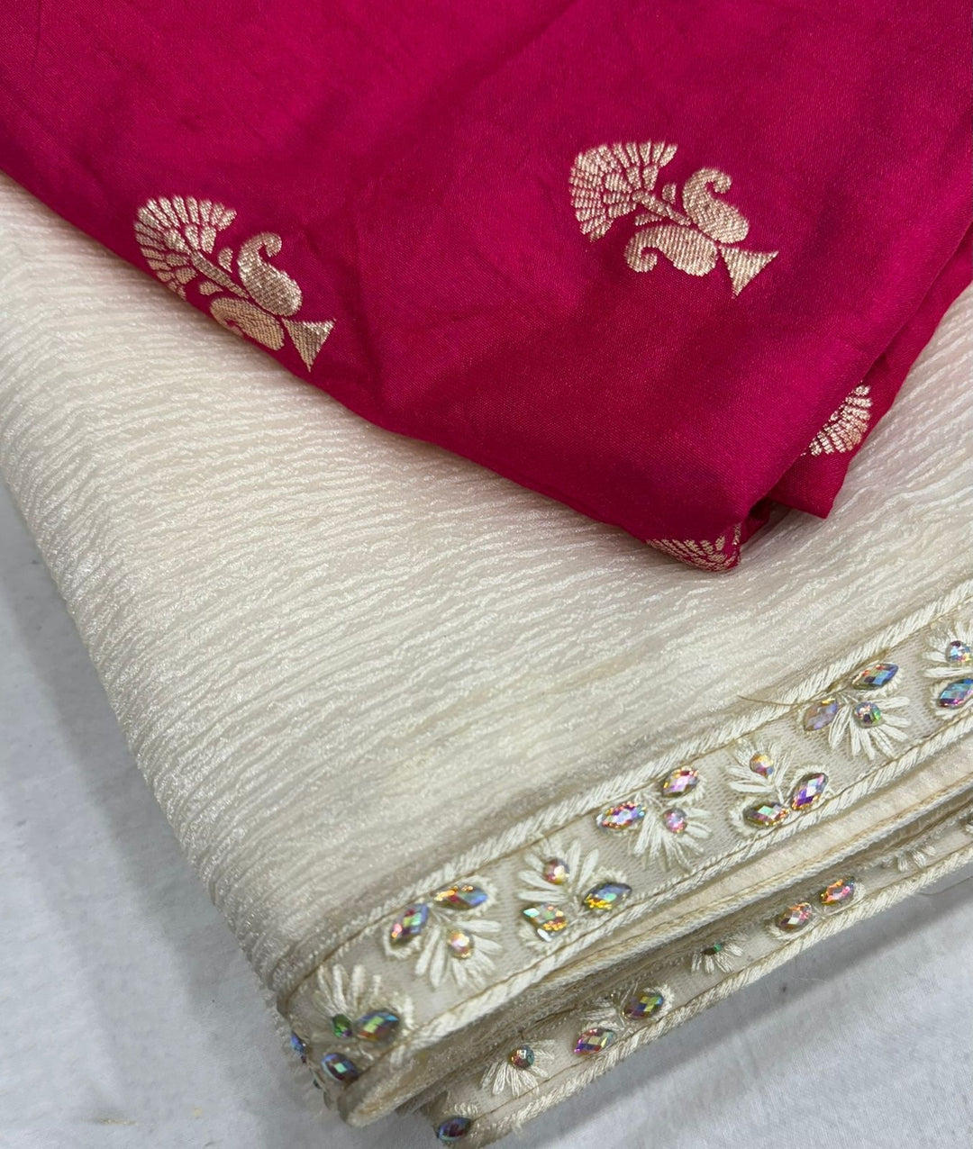 Beginning Of Forever Crush Silk Saree