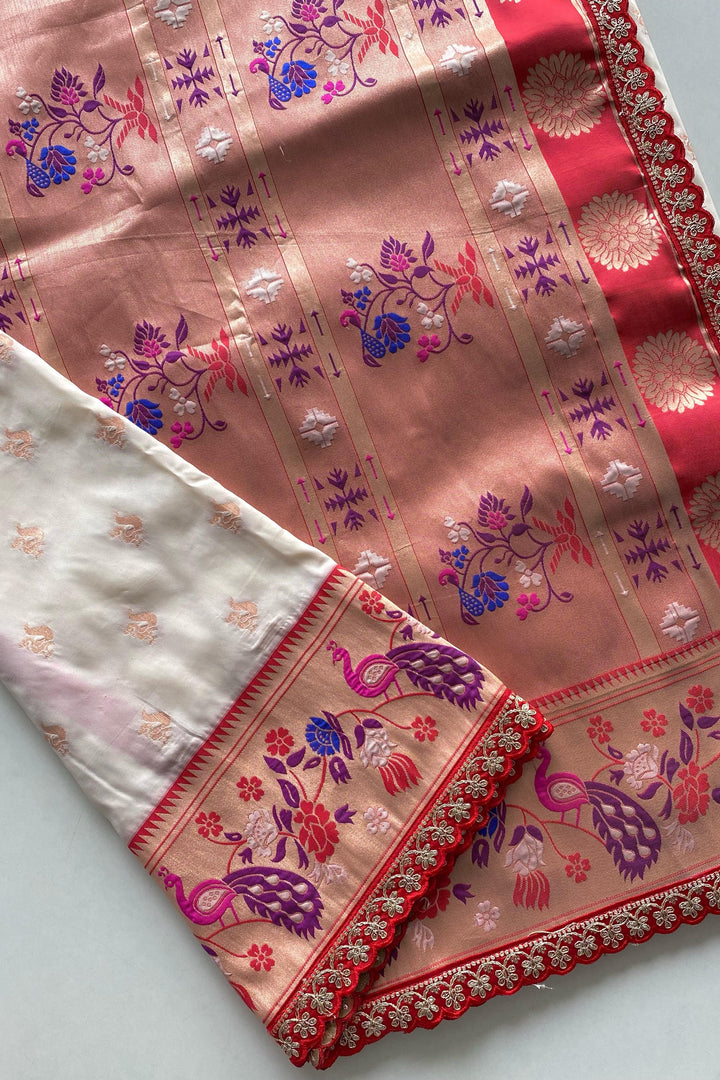 Peacock Designer Paithani Silk Saree