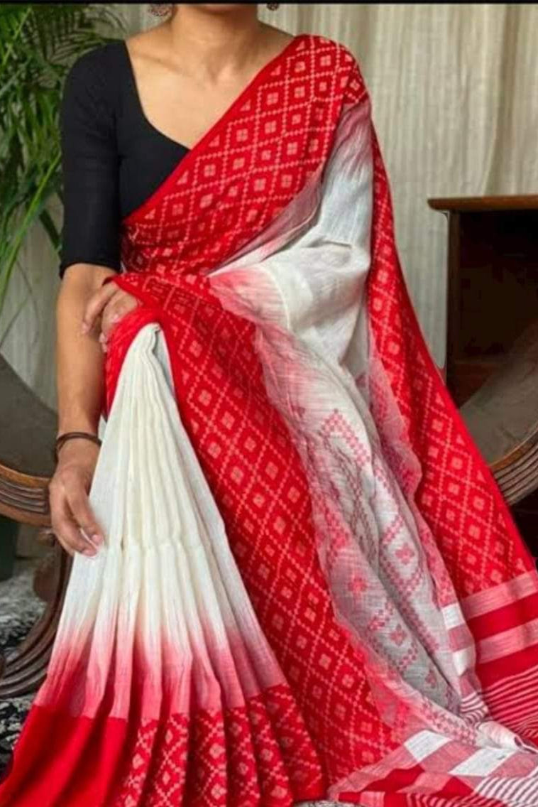 Nilani Cotton Ikkat Saree