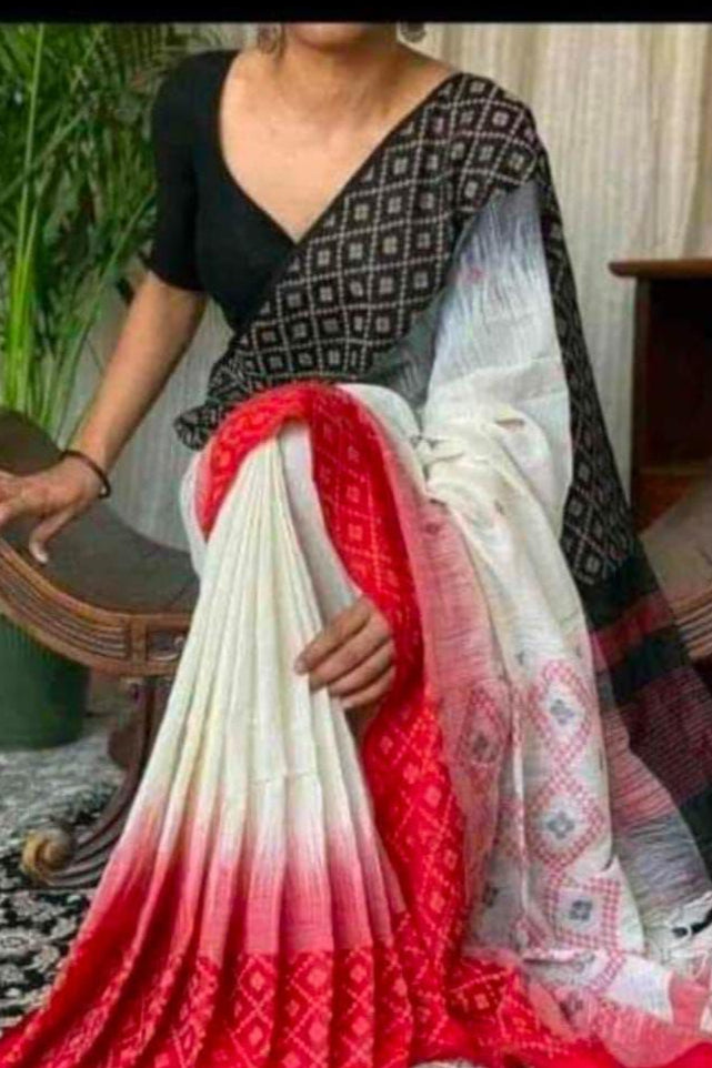 Nilani Cotton Ikkat Saree