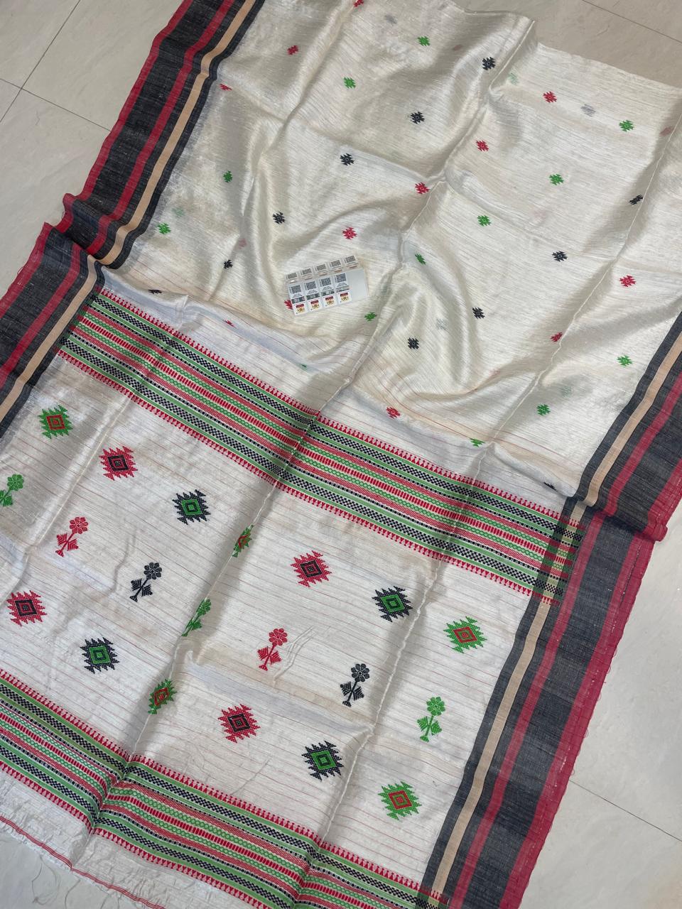 Nababadhu Matka Jamdani Silk Saree