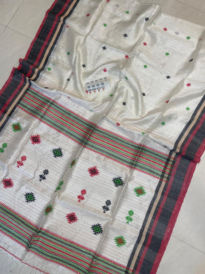 Nababadhu Matka Jamdani Silk Saree