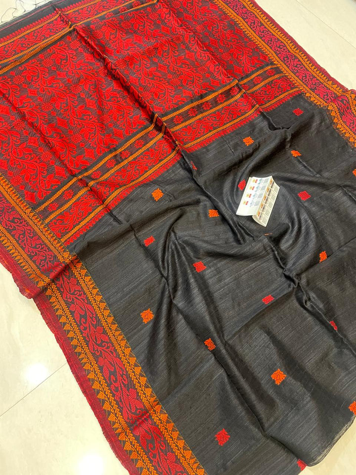 First Beauty Matka Baluchuri Silk Saree