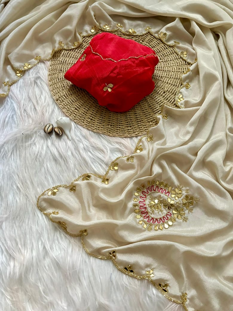 My Own Story Chinnon Chiffon Saree