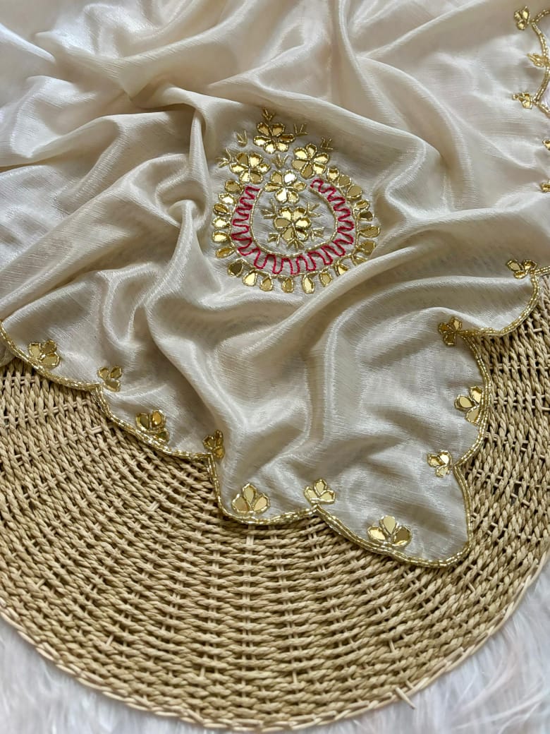 My Own Story Chinnon Chiffon Saree