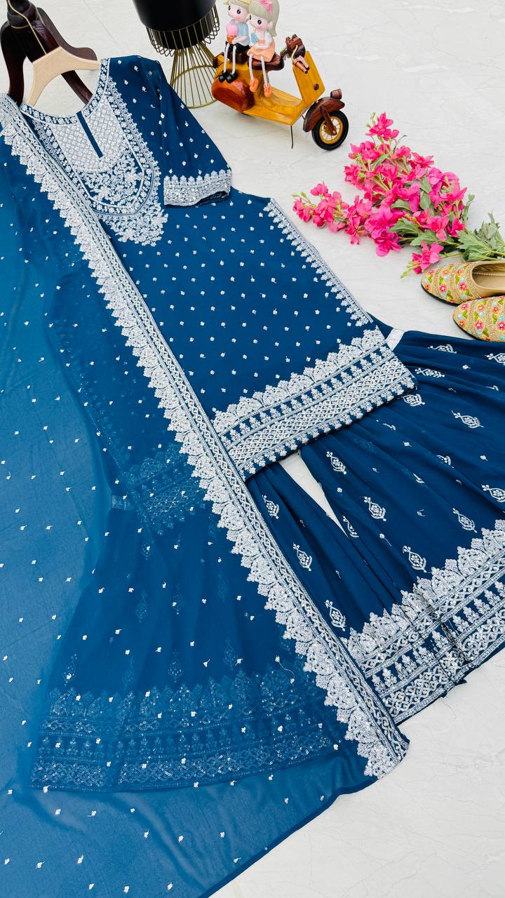 Calm Of A Day Georgette Sharara Set