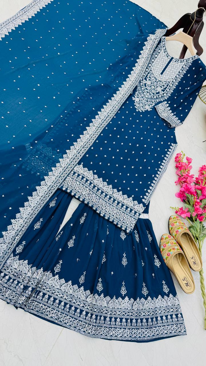 Calm Of A Day Georgette Sharara Set