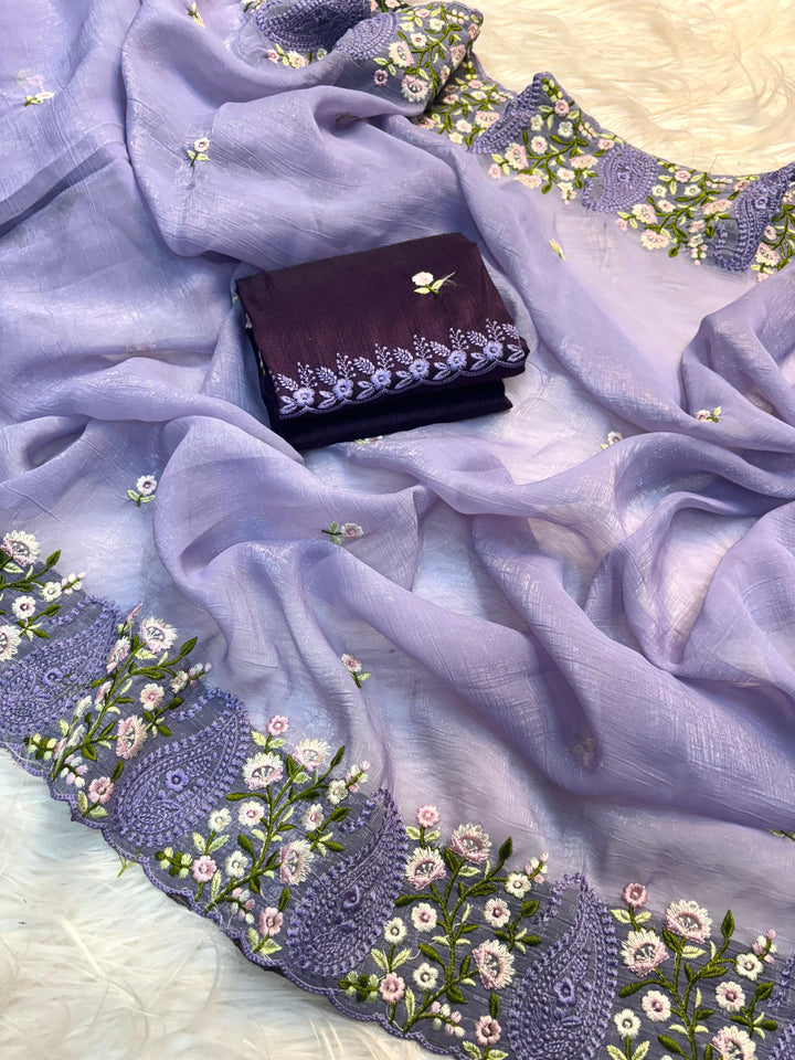 Brushstroke Of Genius Fancy Chiffon Saree