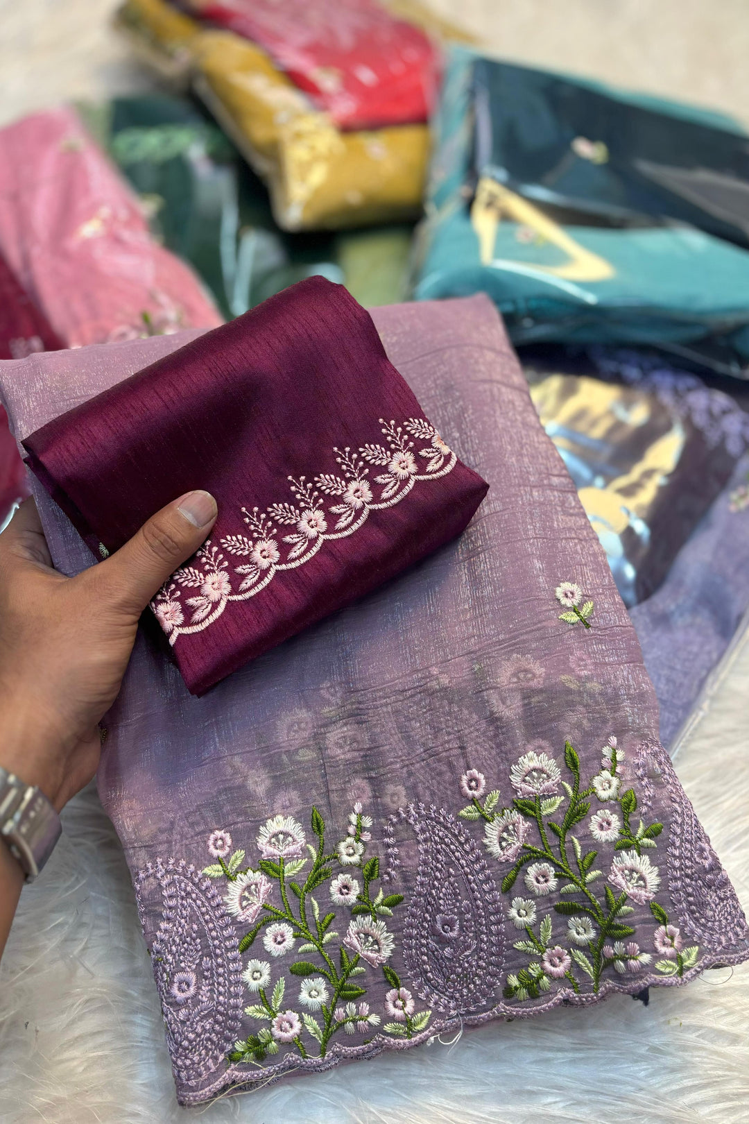 Brushstroke Of Genius Fancy Chiffon Saree