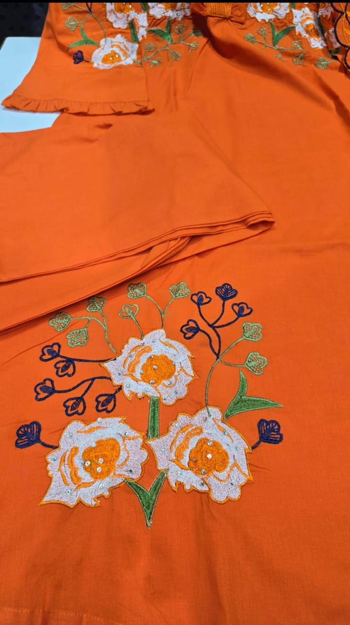 Stolen Heart Cotton Kurti Set