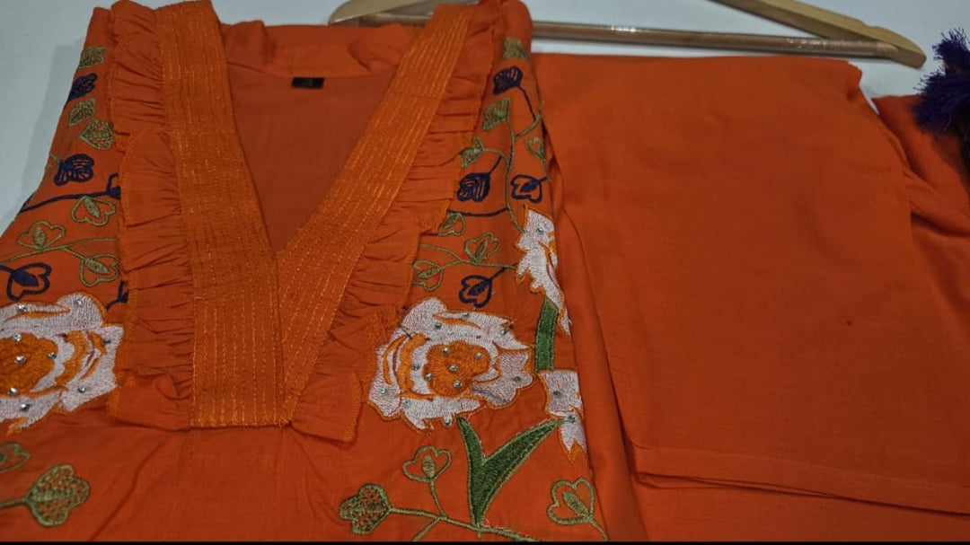 Stolen Heart Cotton Kurti Set