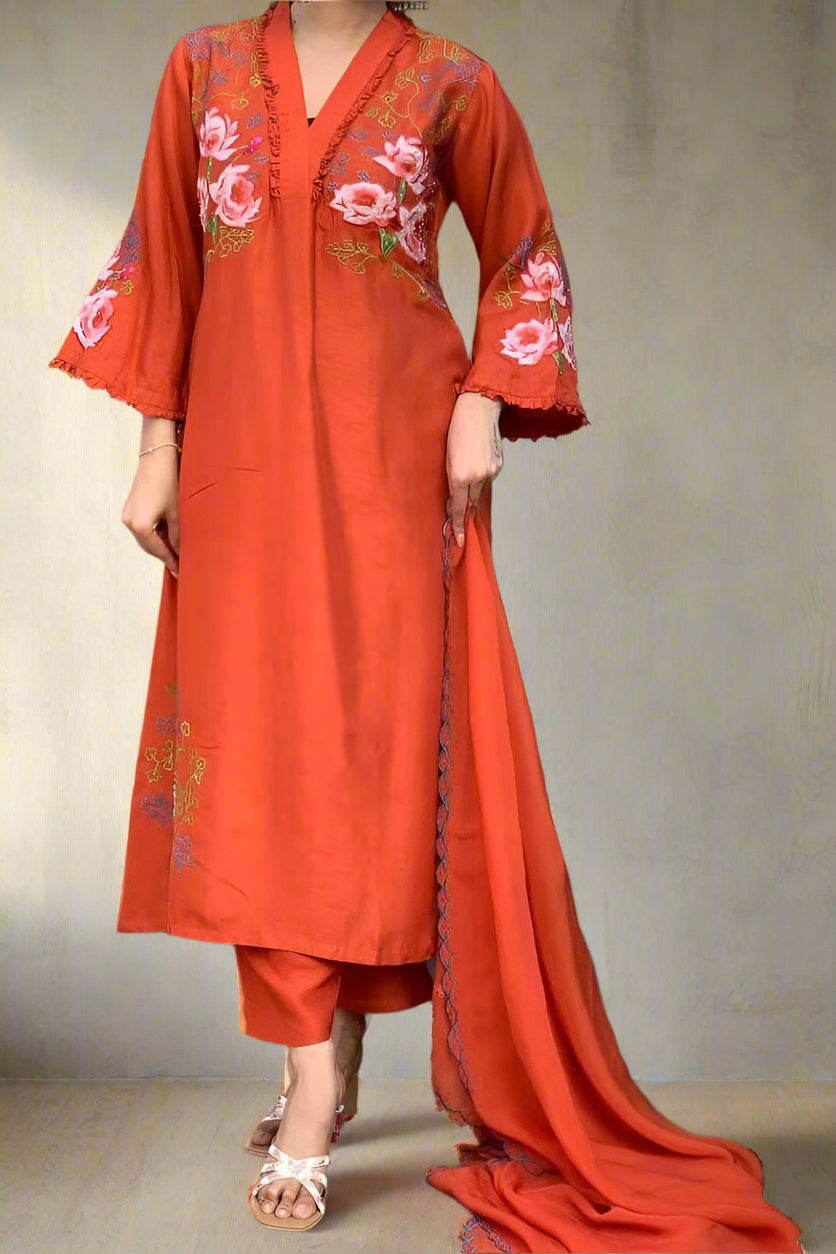 Stolen Heart Cotton Kurti Set