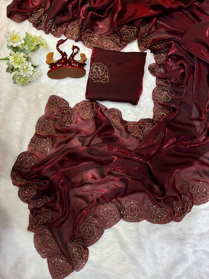 Scented With Memories Fancy Silk Saree