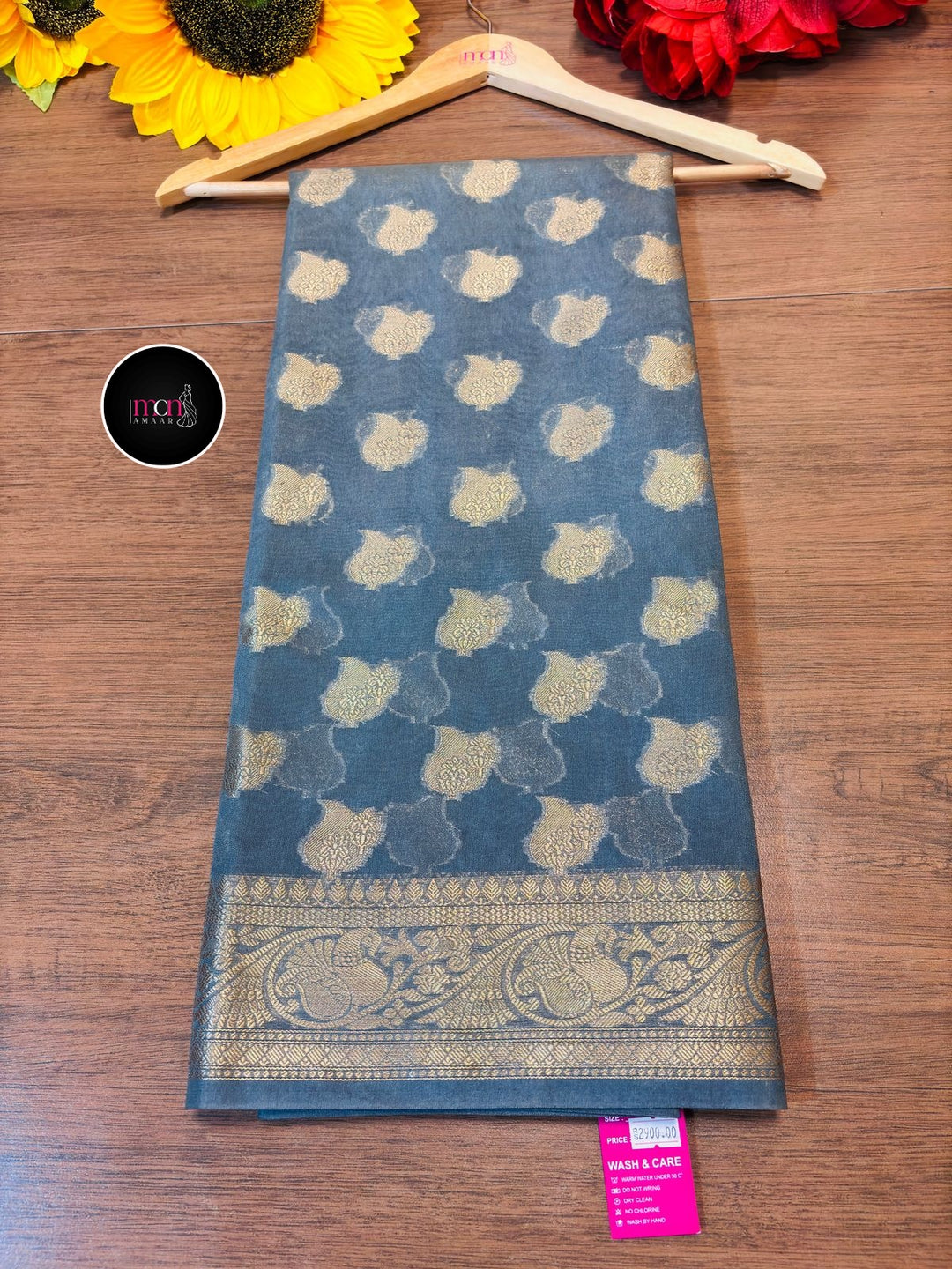 Zari Love-Semi Georgette Banarsi Saree