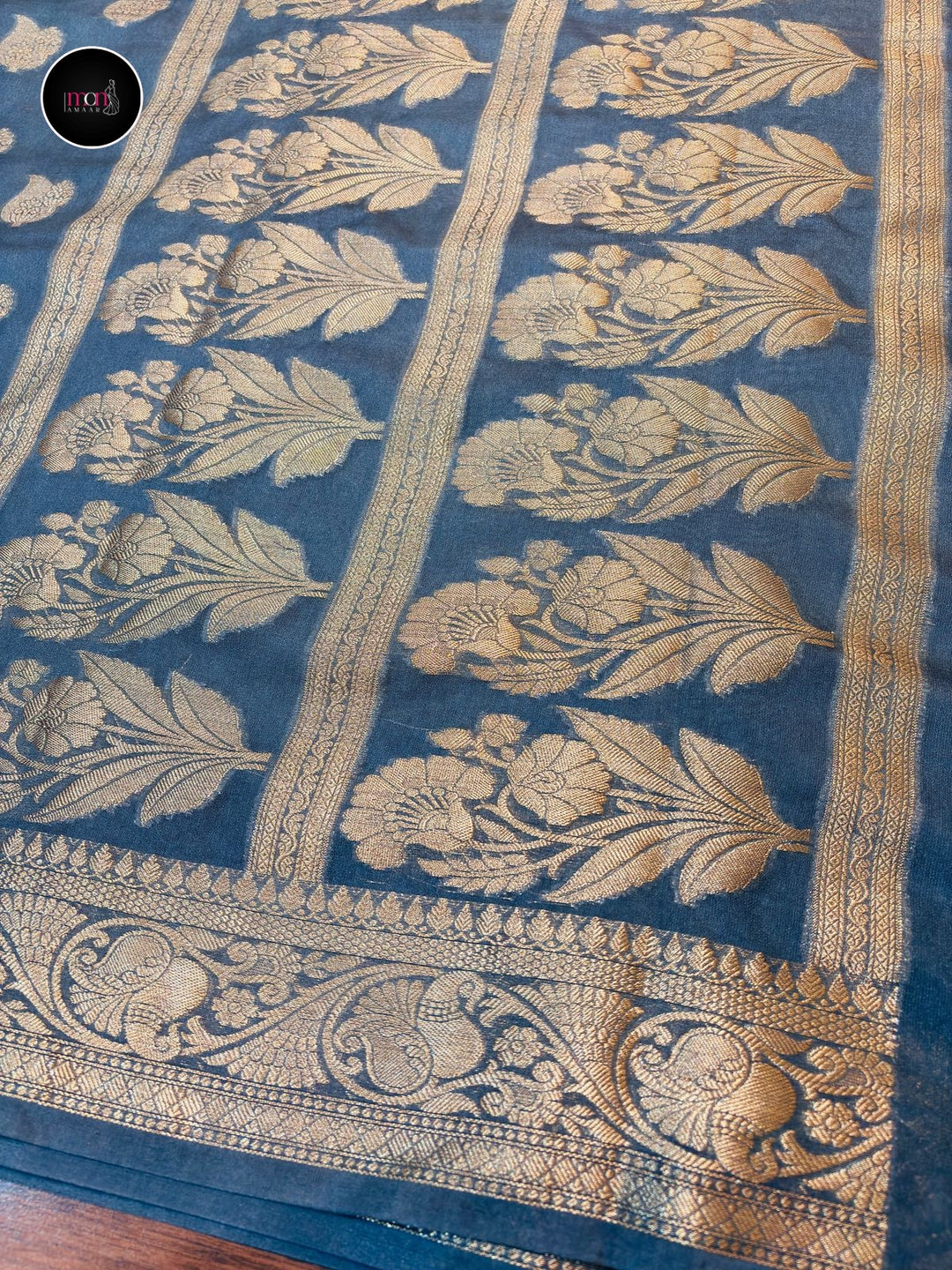 Zari Love-Semi Georgette Banarsi Saree