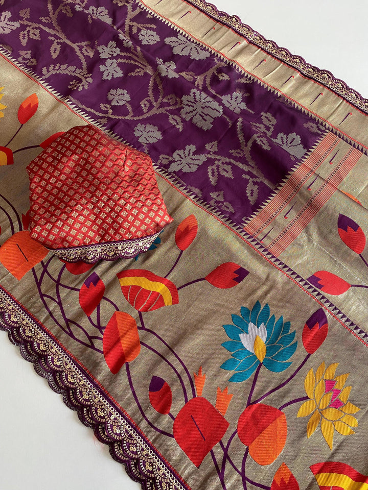 More is Pretty Paithani Silk Saree