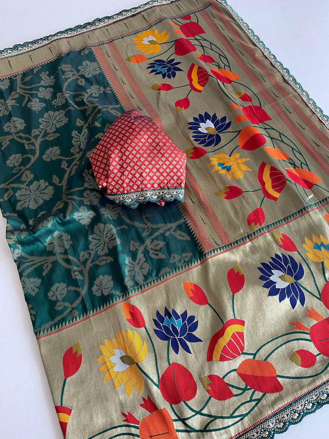 More is Pretty Paithani Silk Saree